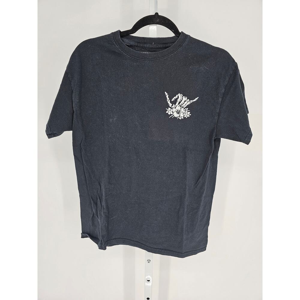 Retrofit Mens Sz M Short Sleeve T Shirt Shaka Brah Skeleton Surf Board